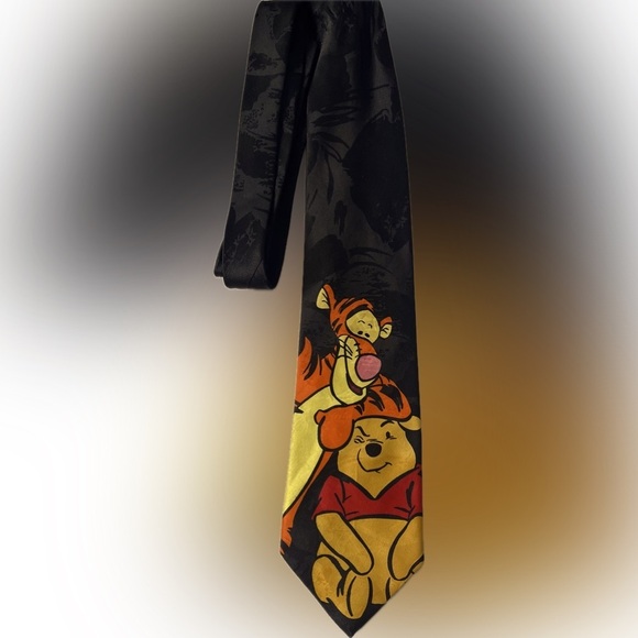 Disney Other - Disney Vintage Men’s Tie 1990’s Winnie the Pooh and Tigger